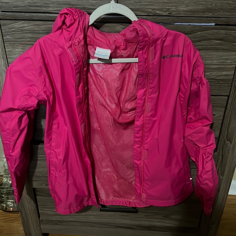 Pink Columbia Rain Jacket